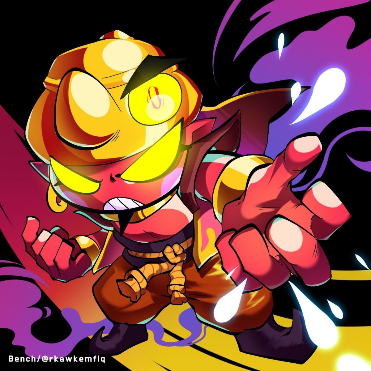 Джин Brawl Stars арт