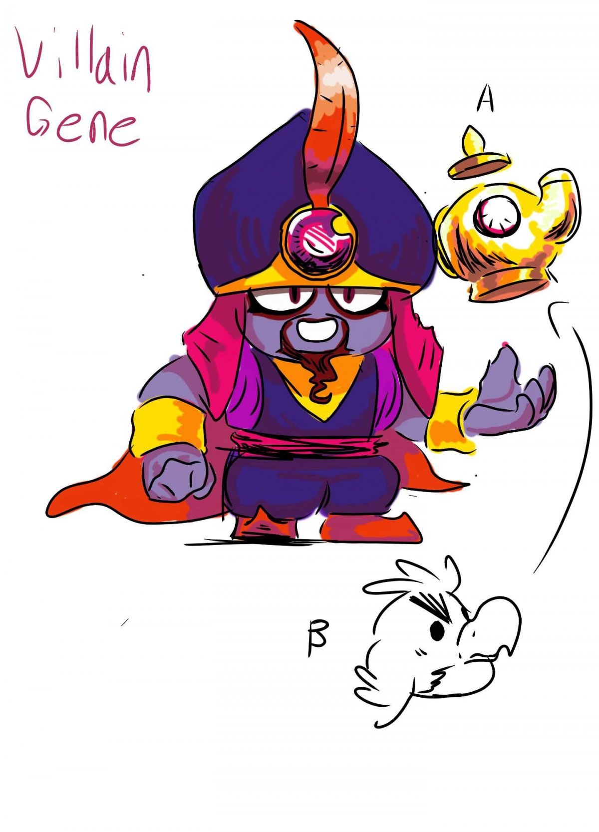 Пират Джин из БРАВЛ старс