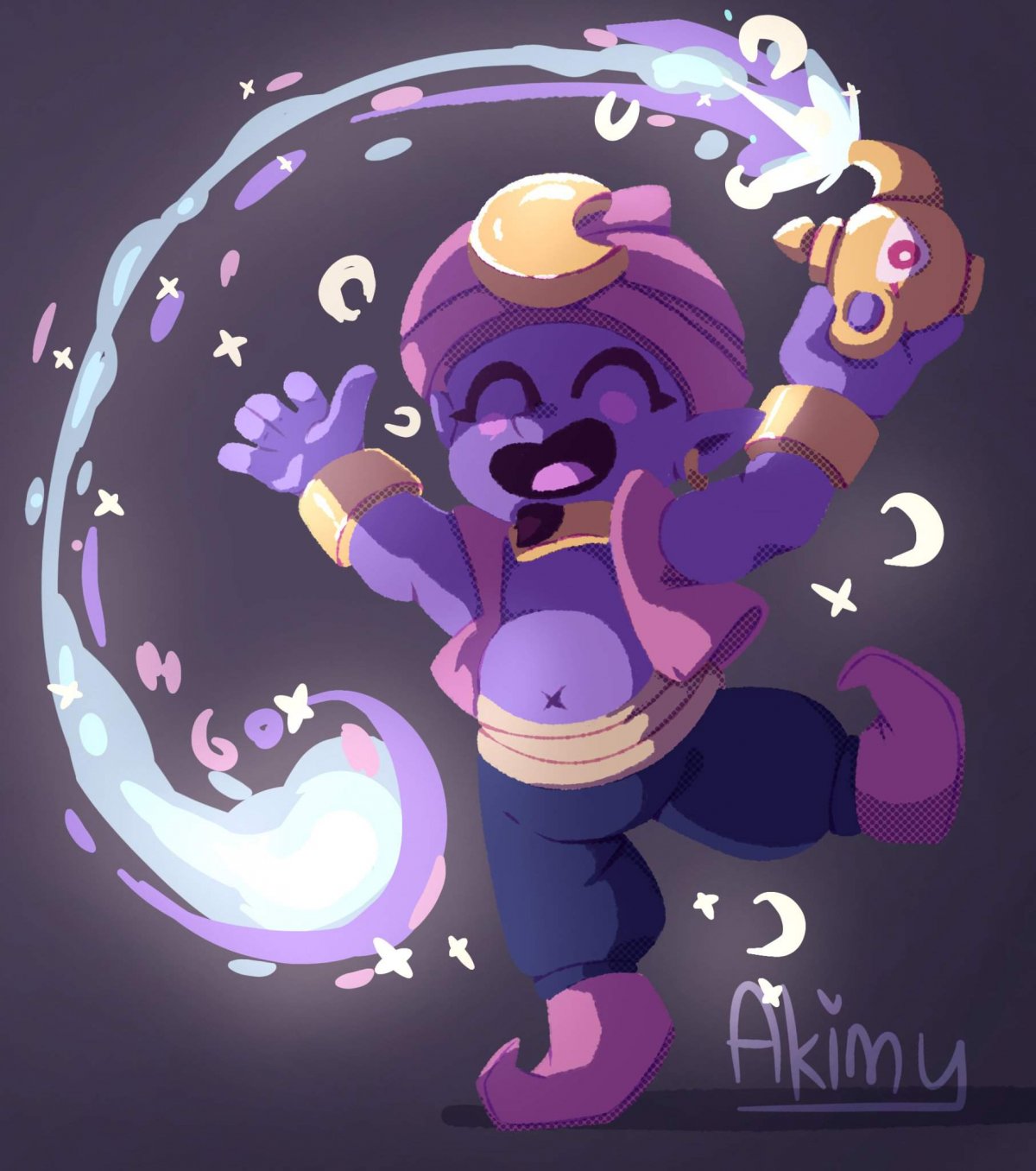 Джин Brawl Stars арт