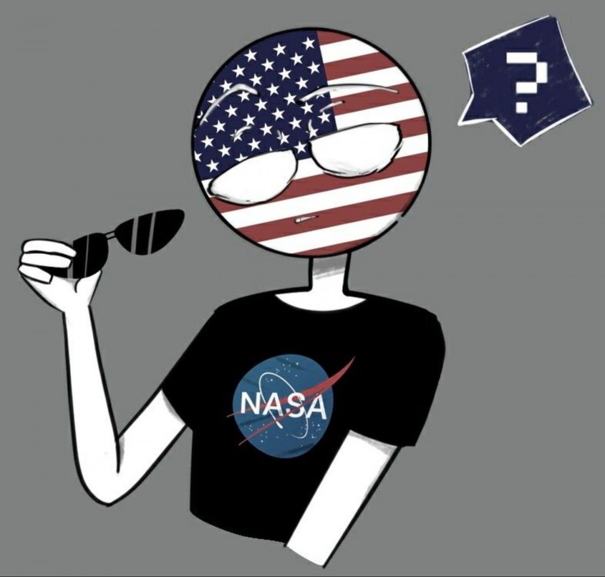 Кантрихуманс Америка арт