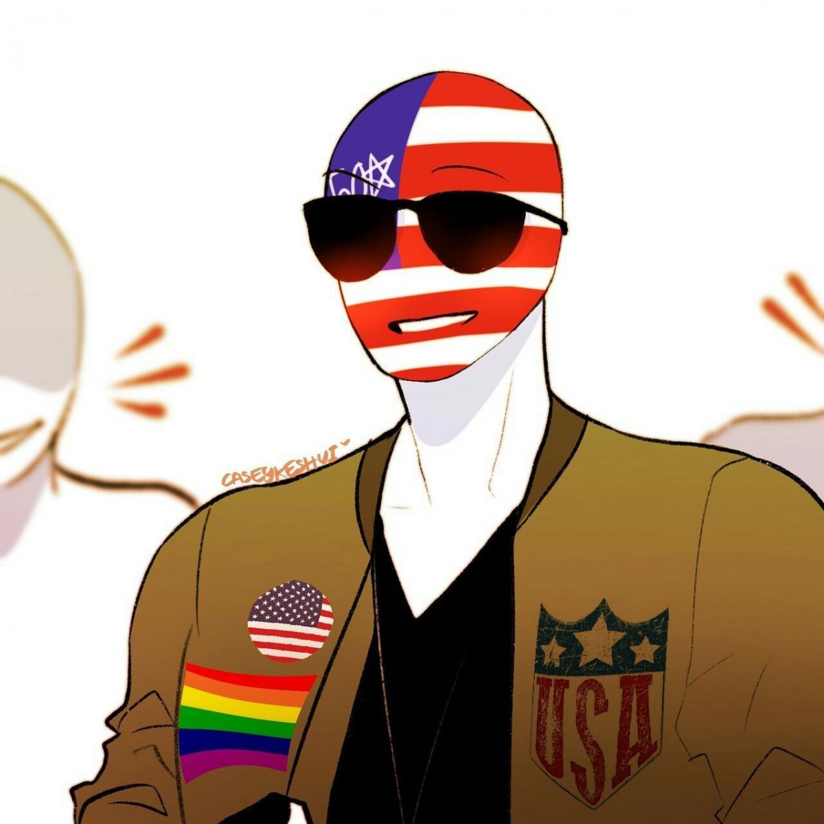 Кантрихьюманс Америка арт