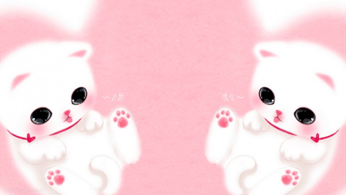 Милые розовые обои