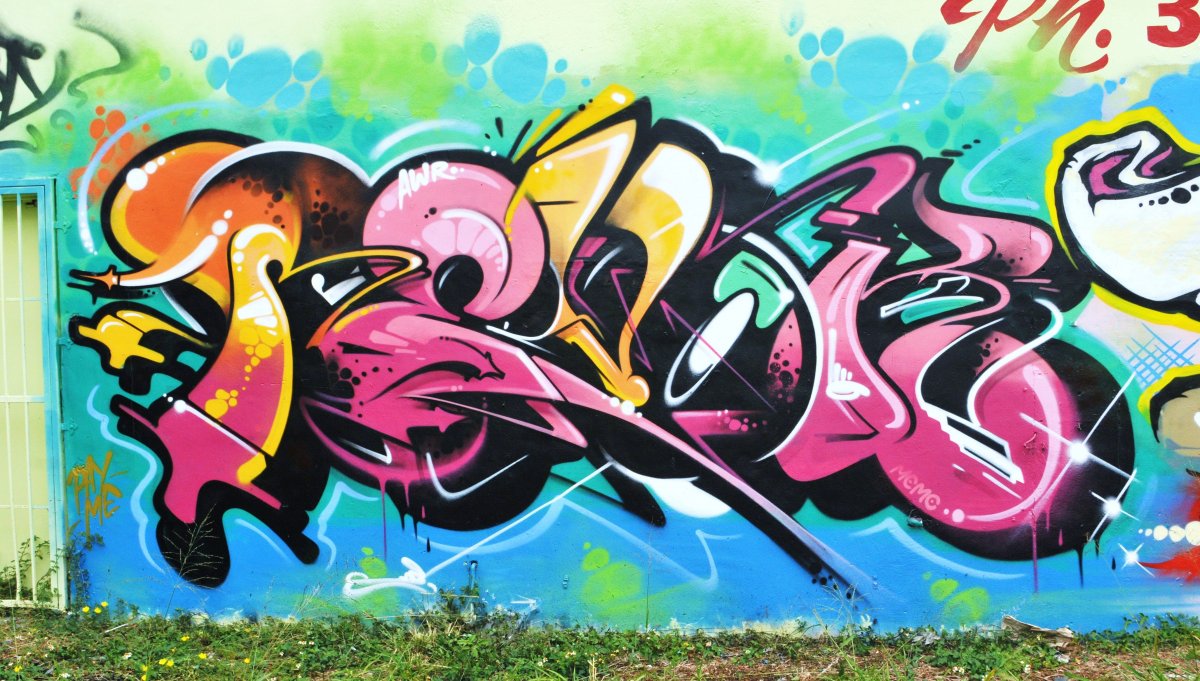 Обои граффити