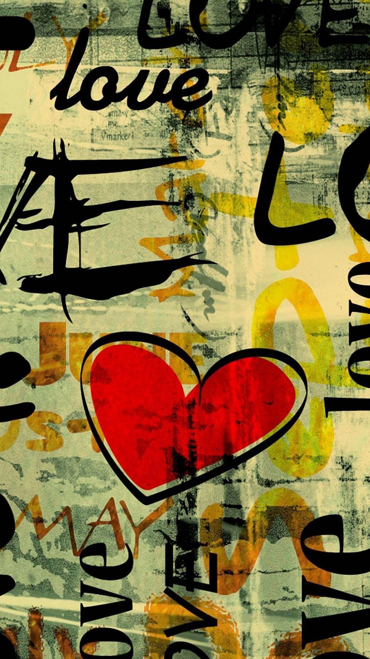 Обои в стиле граффити