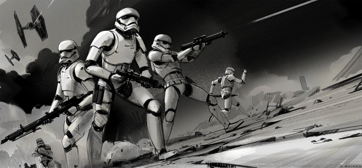 Штурмовик Звездные войны арт