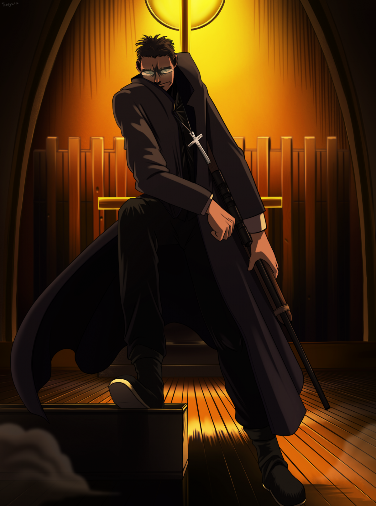 Католический священник арт