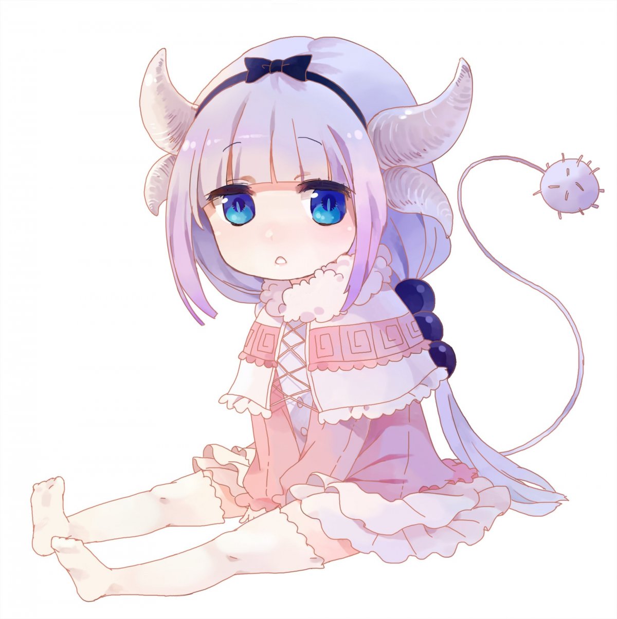 Аниме дракон-горничная Кобаяши 2