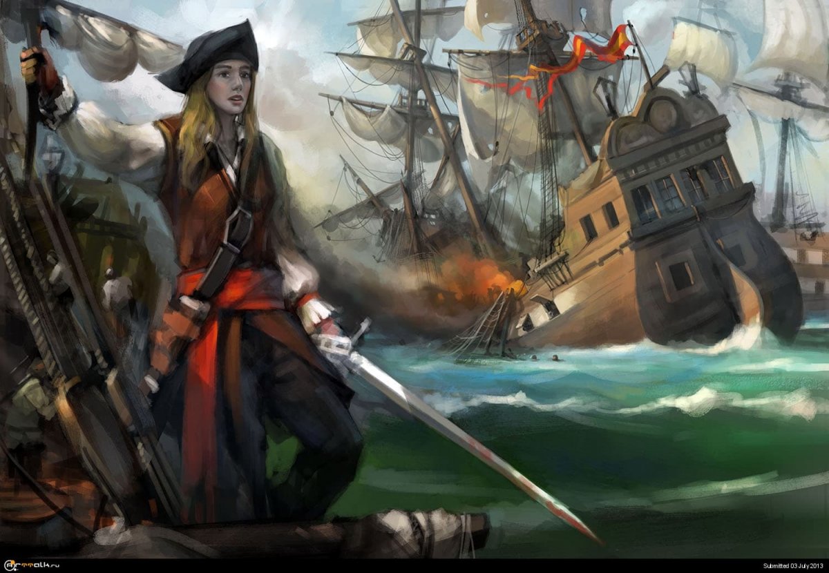 Bob Kehl Pirate Art