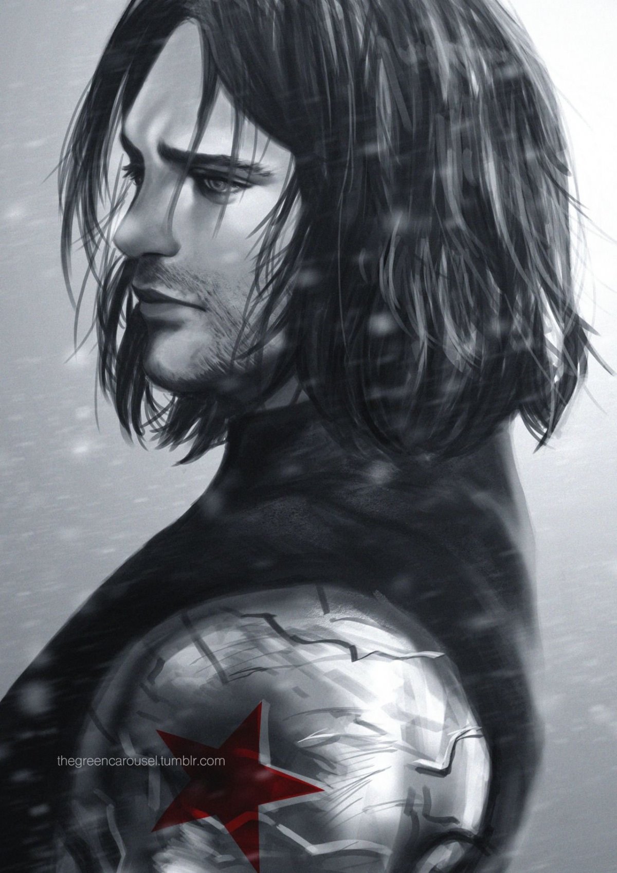 Баки Барнс зимний солдат арт