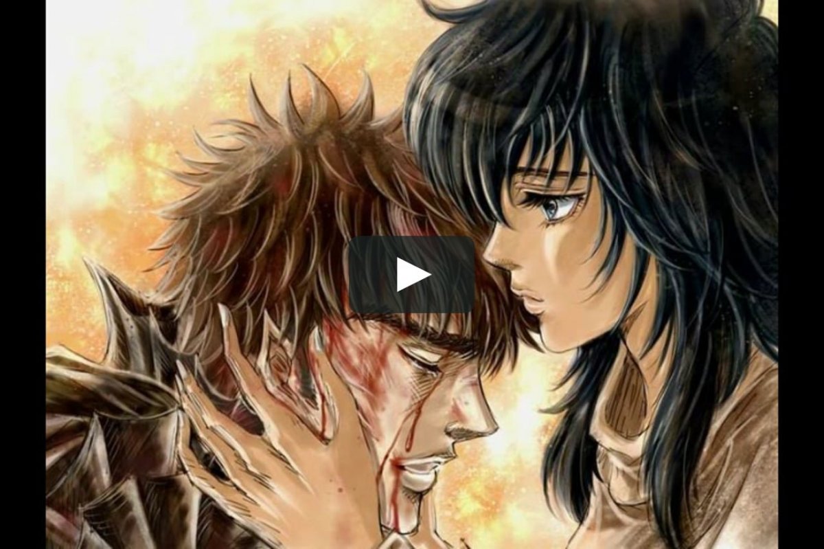 Берсерк Гатс и ширке поцелуй