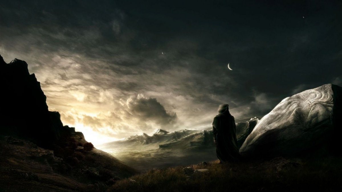 Путник в горах