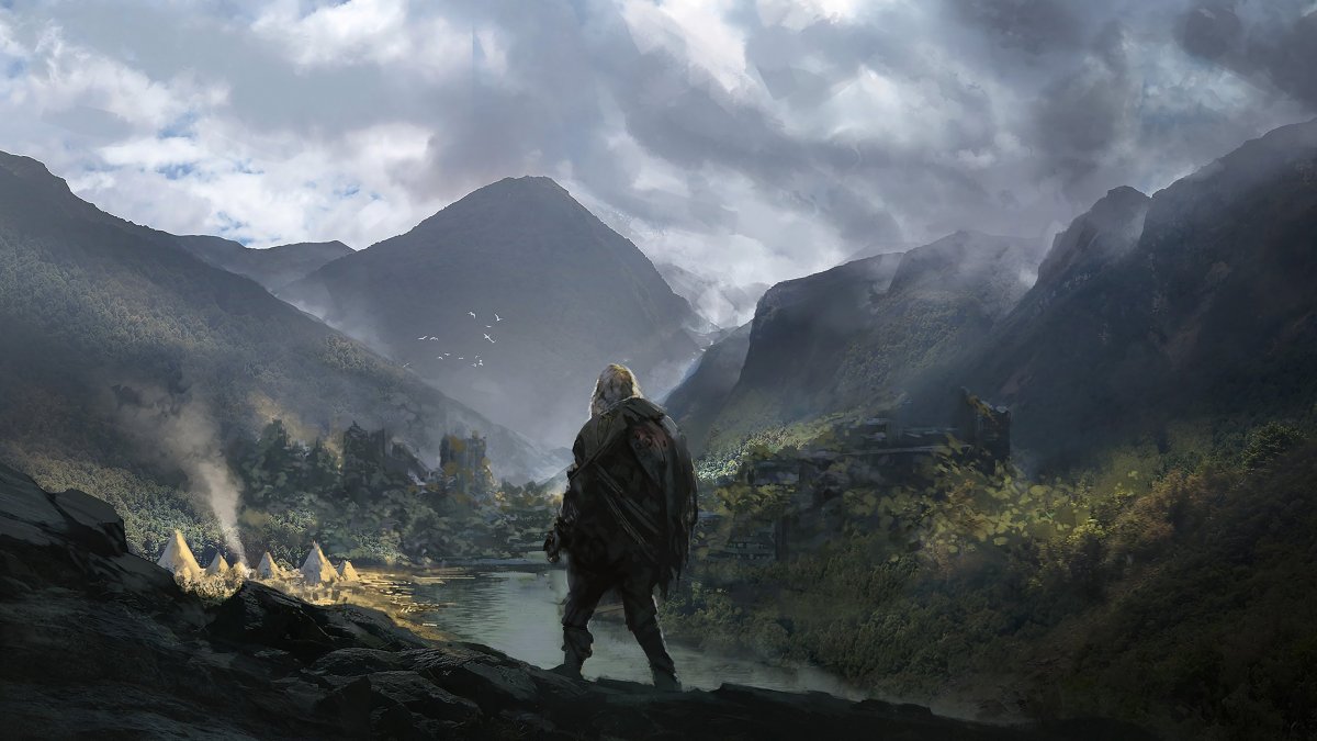 Мрачные пейзажи фэнтези