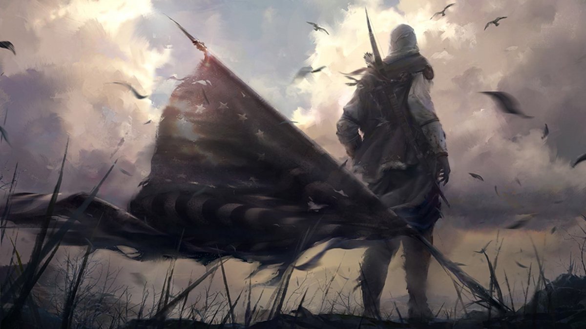 Одинокий воин в поле