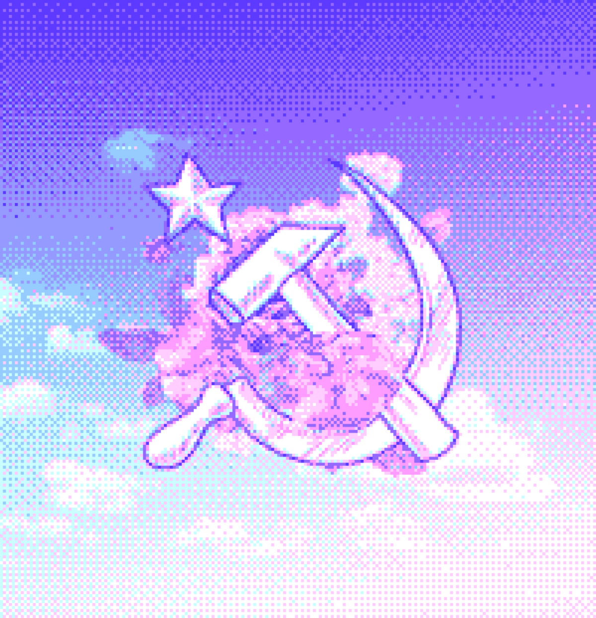 Серп и молот вышивка