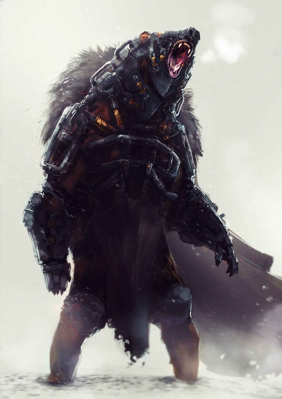 Медведь воин арт