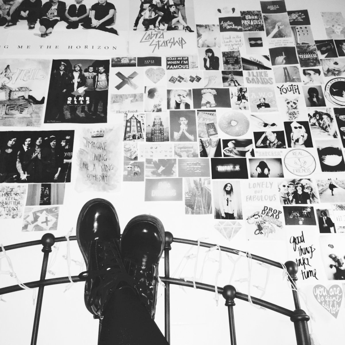 Эстетика в черно белом стиле