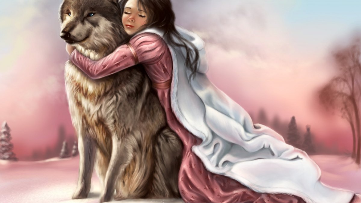 Волк и волчица