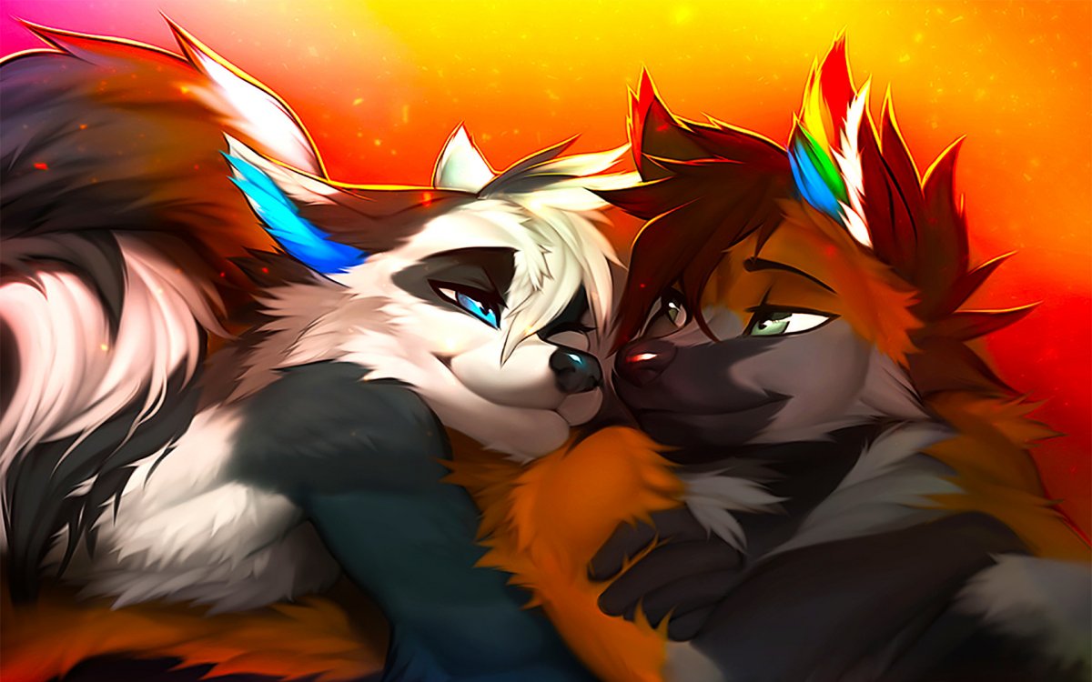 Собака в лесу арт