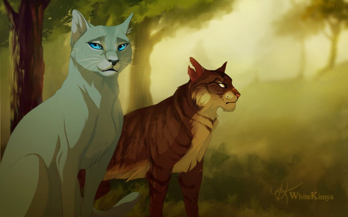 Коты Воители коготь и синяя звезда