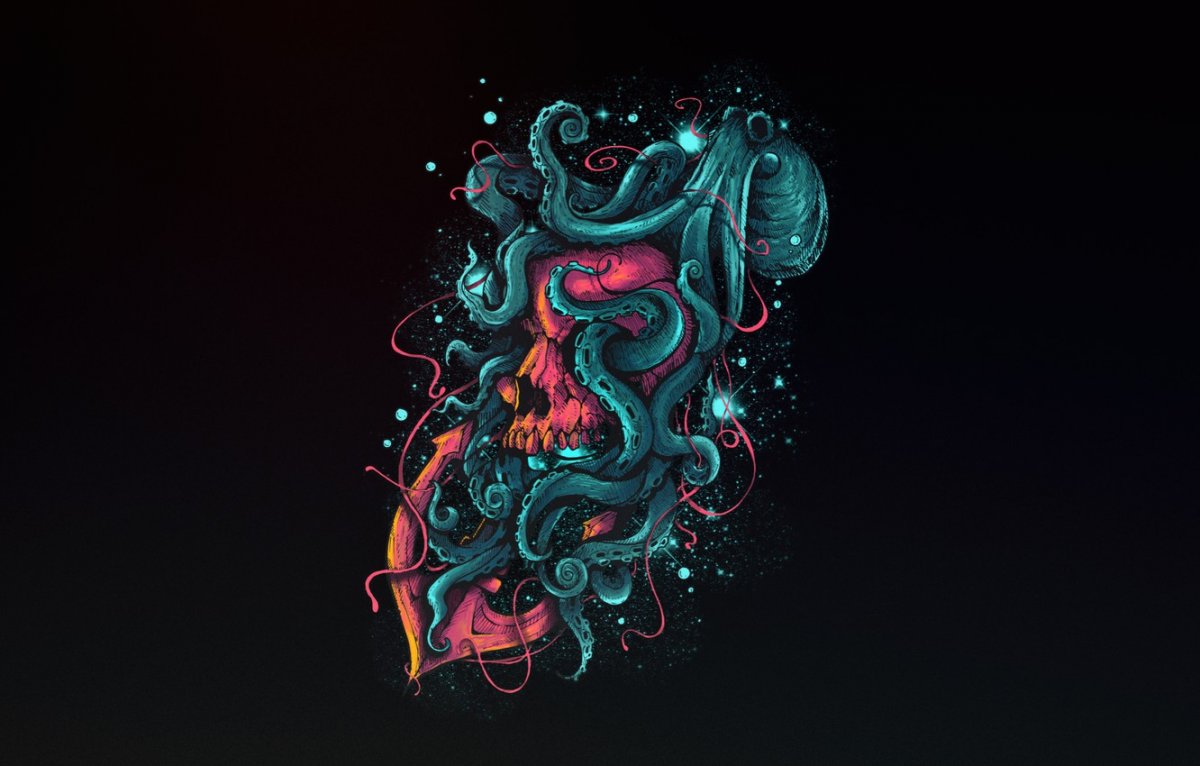 Щупальца осьминога арт