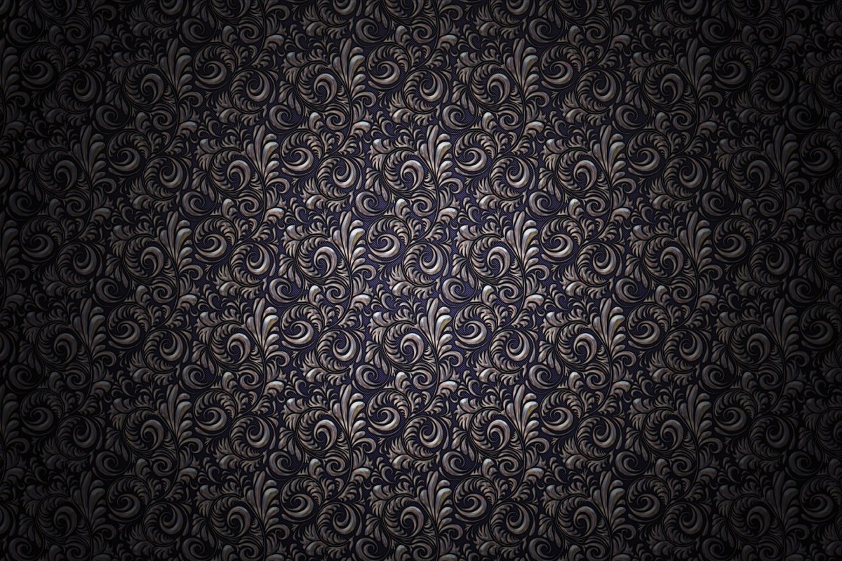 Золото на черном фоне