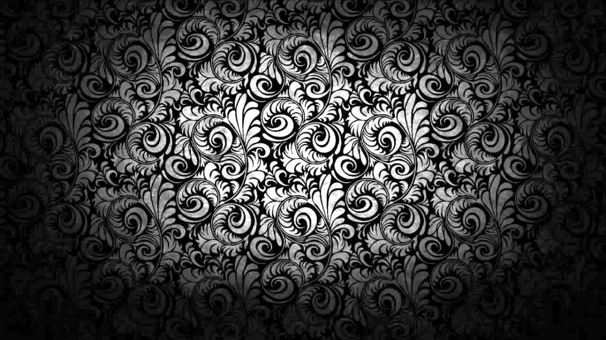 Темные узоры на рабочий стол