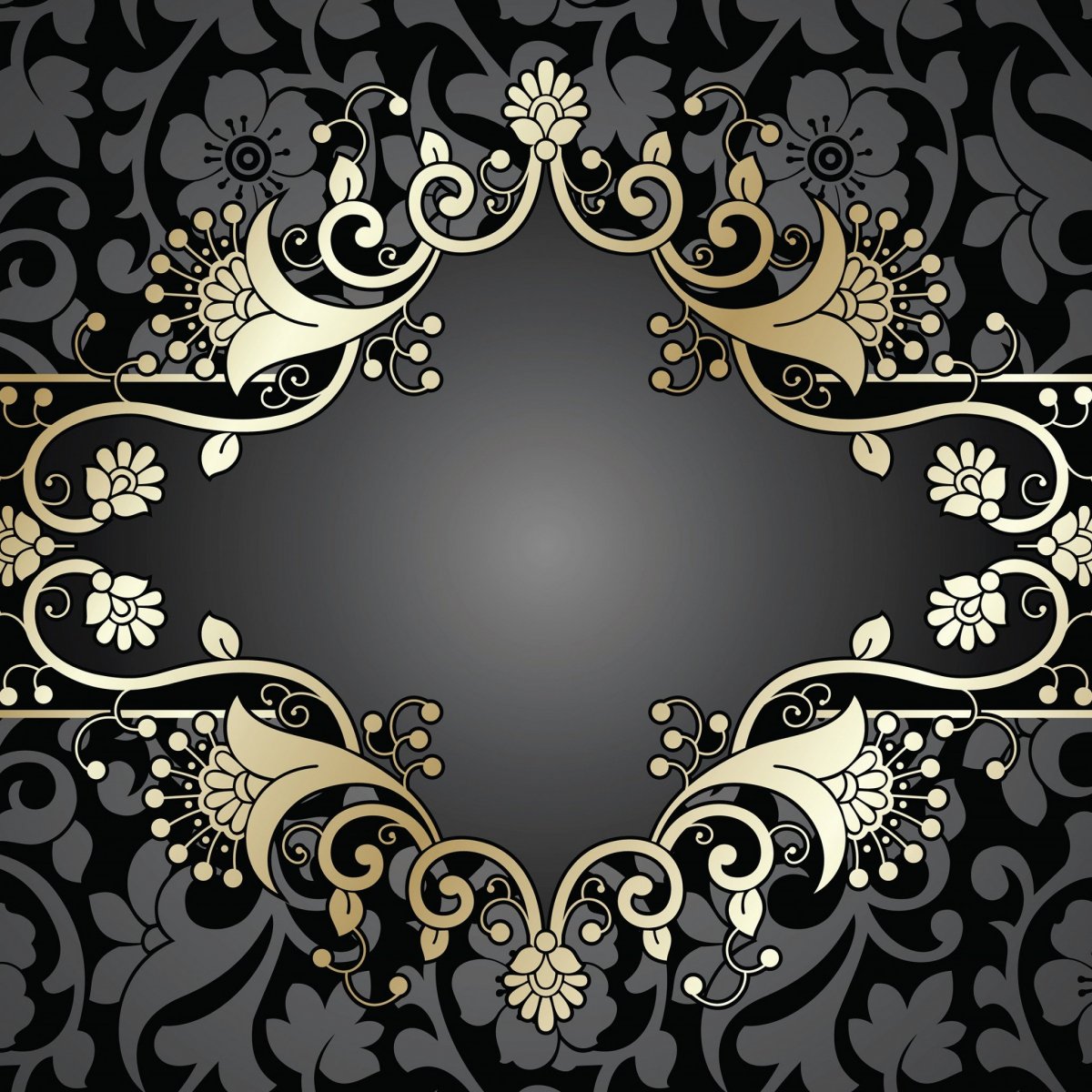 Темный фон с узорами