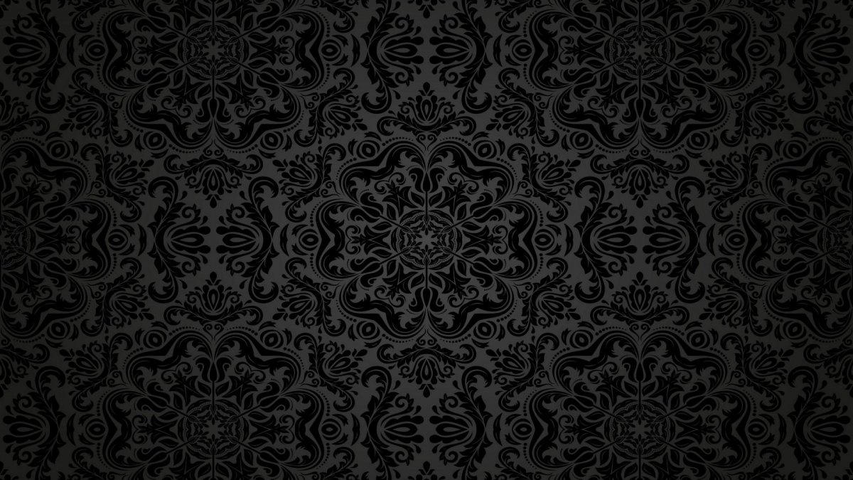 Черная текстура с узорами