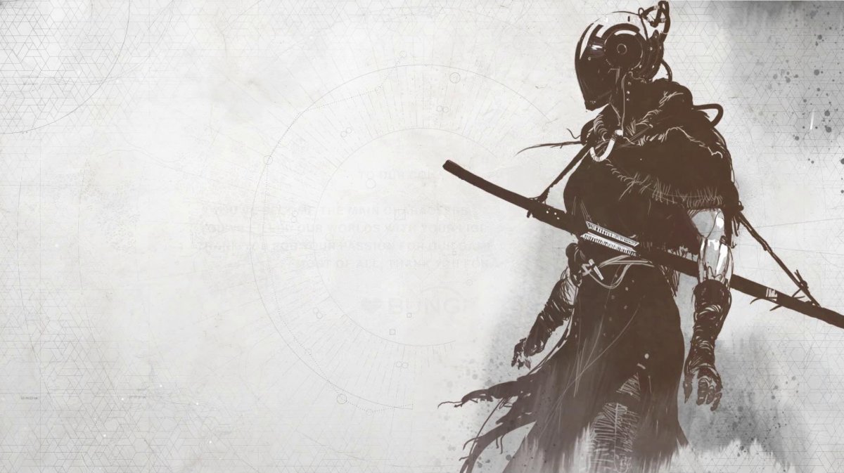 Самурай фон бесплатный серый