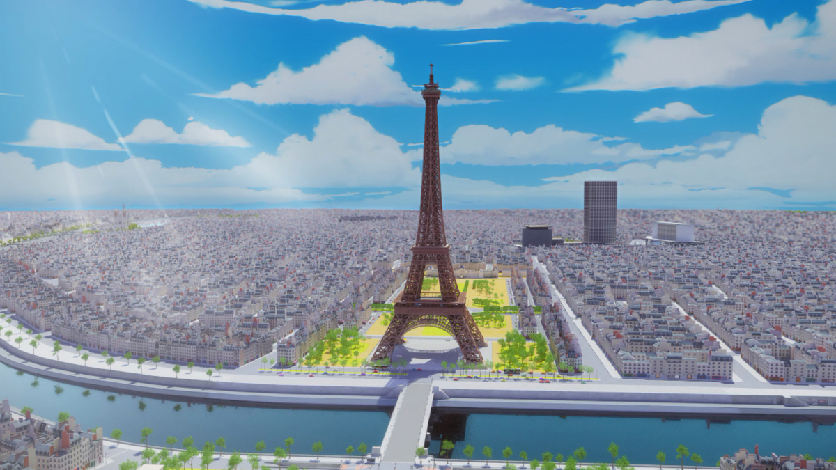 Леди баг и супер кот Эйфелева башня