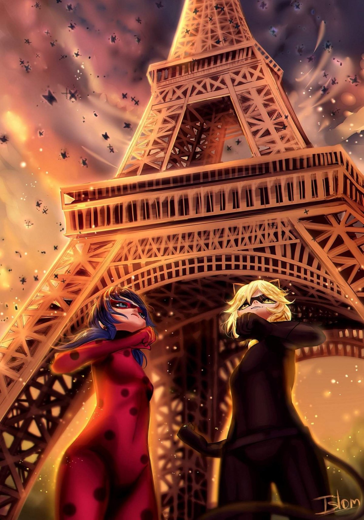 Париж город леди баг и супер кот