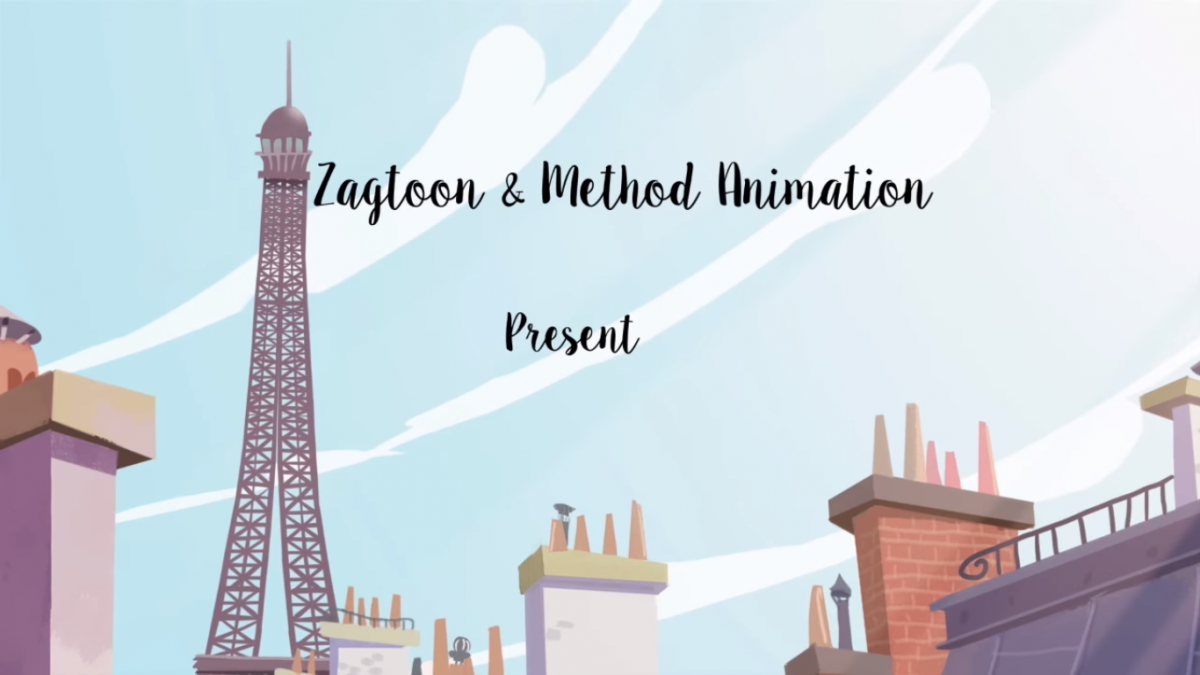 Леди баг возле Эйфелевой башни