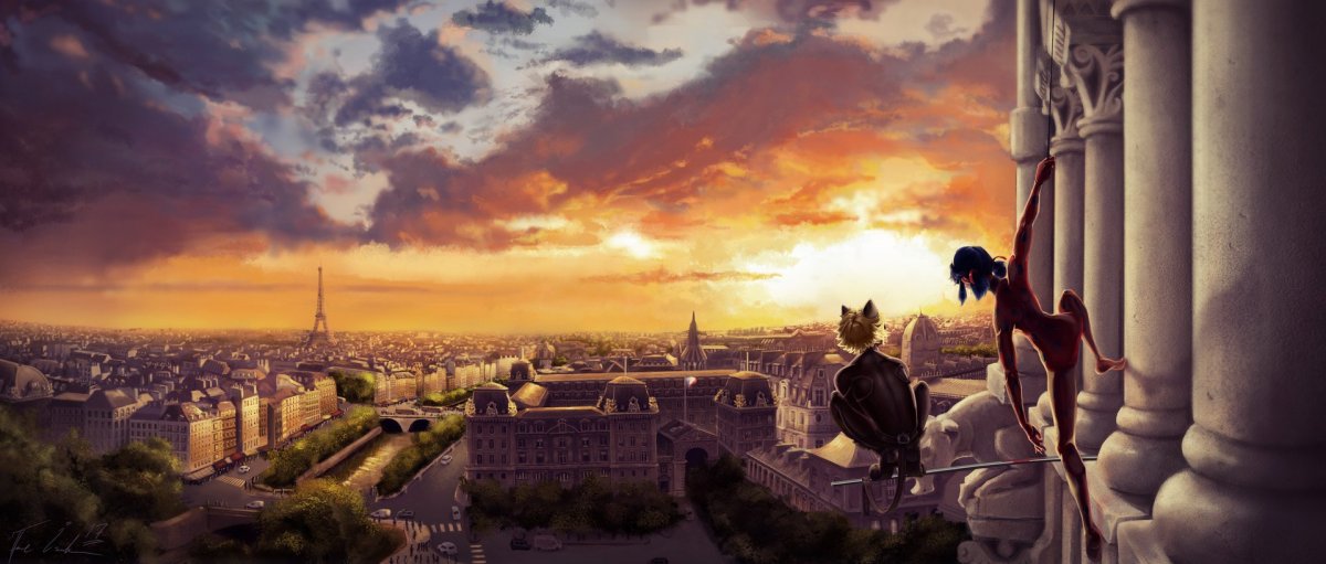 Леди баг фон Парижа