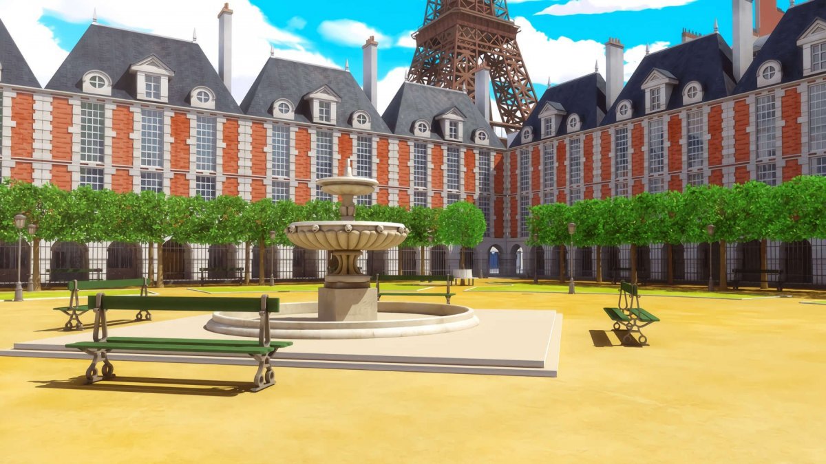 Фон леди баг и супер кот Париж