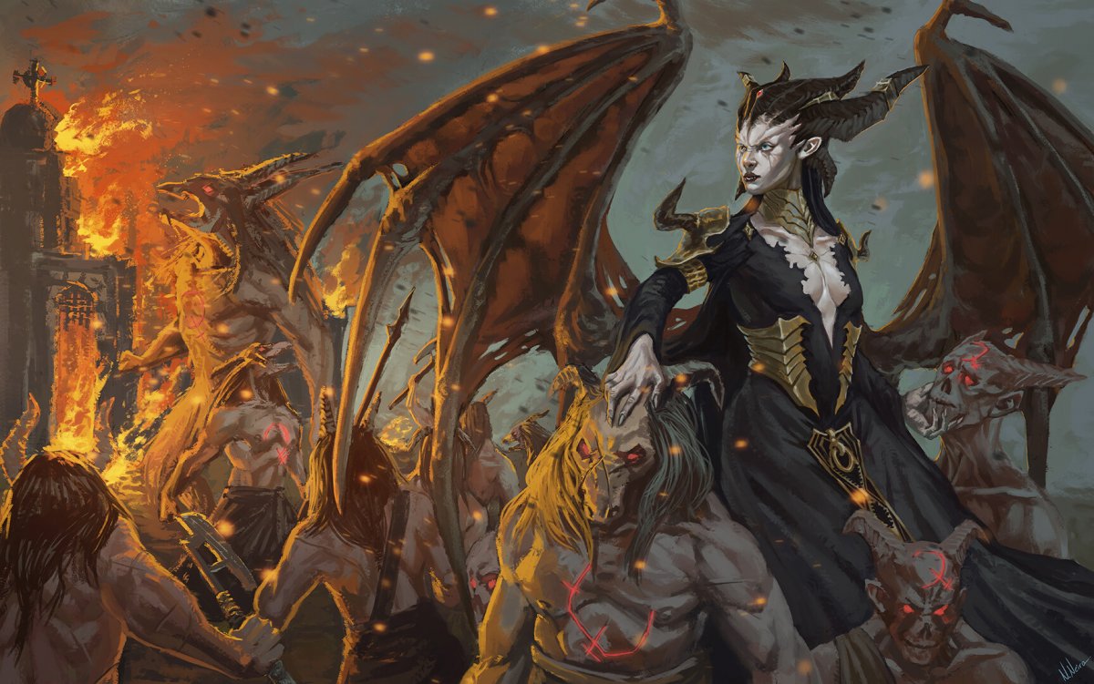 Лилит аниме демон