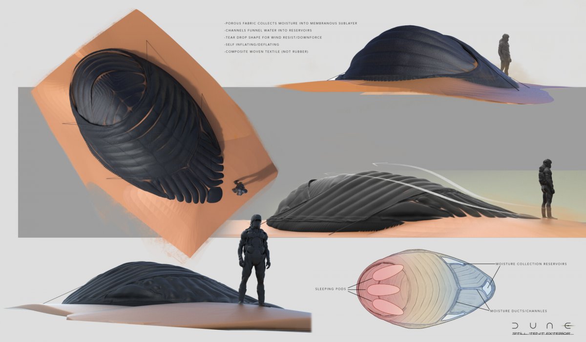 Дюна 2021 концепт арт