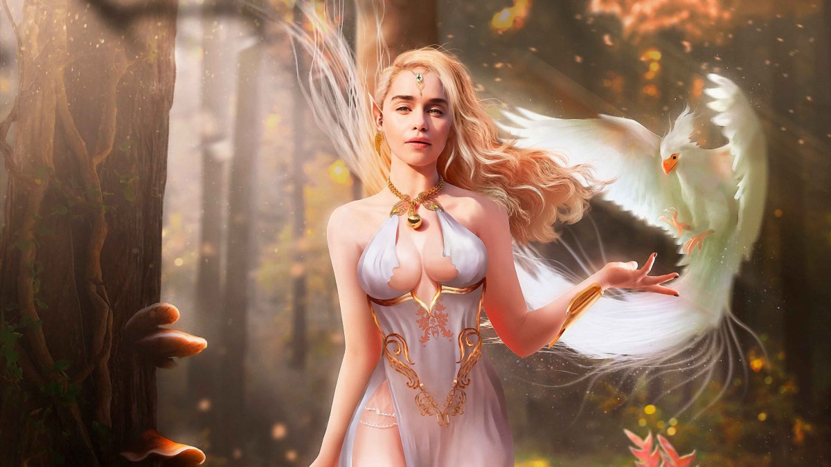 Эмилия Кларк эльфийка