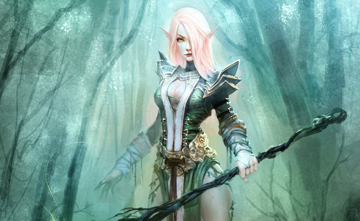 Варкрафт лучница Эльф