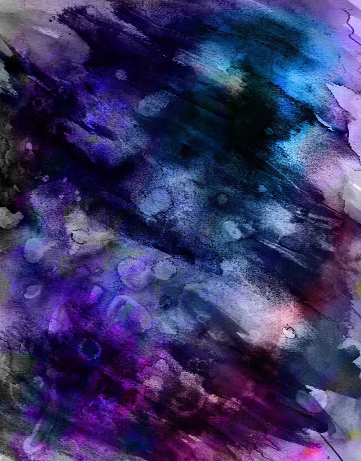 Акварельные пятна