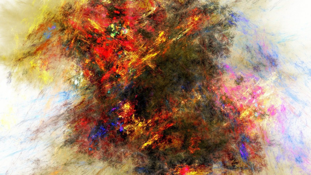 Разноцветные разводы