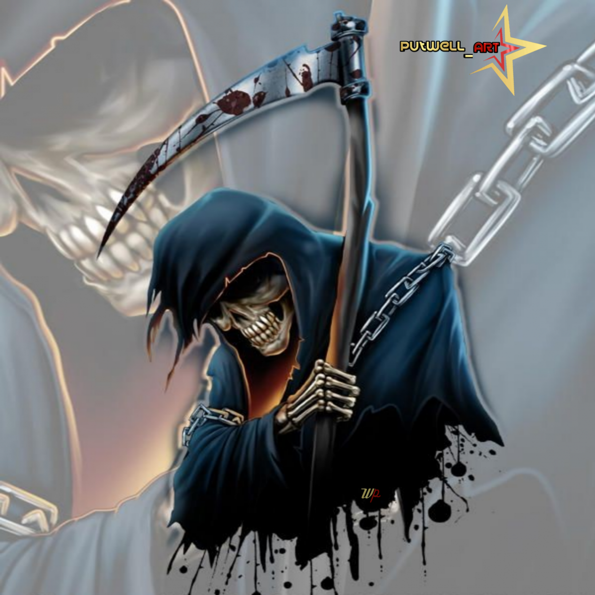 Смерть с косой на аву