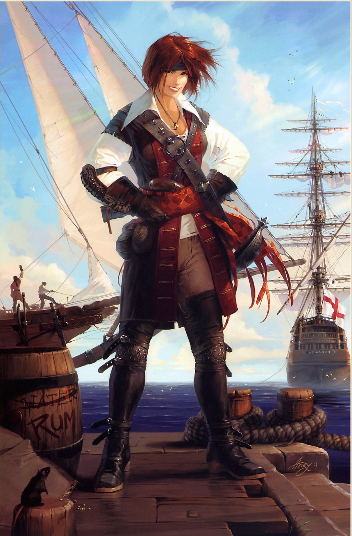 Молодой пират арт