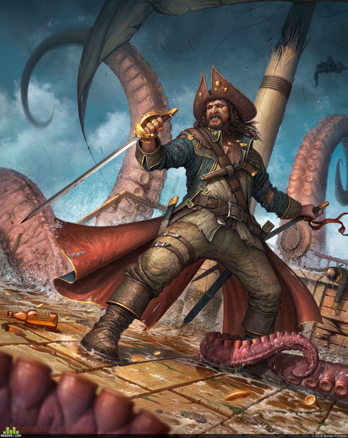 Рыжий пират арт