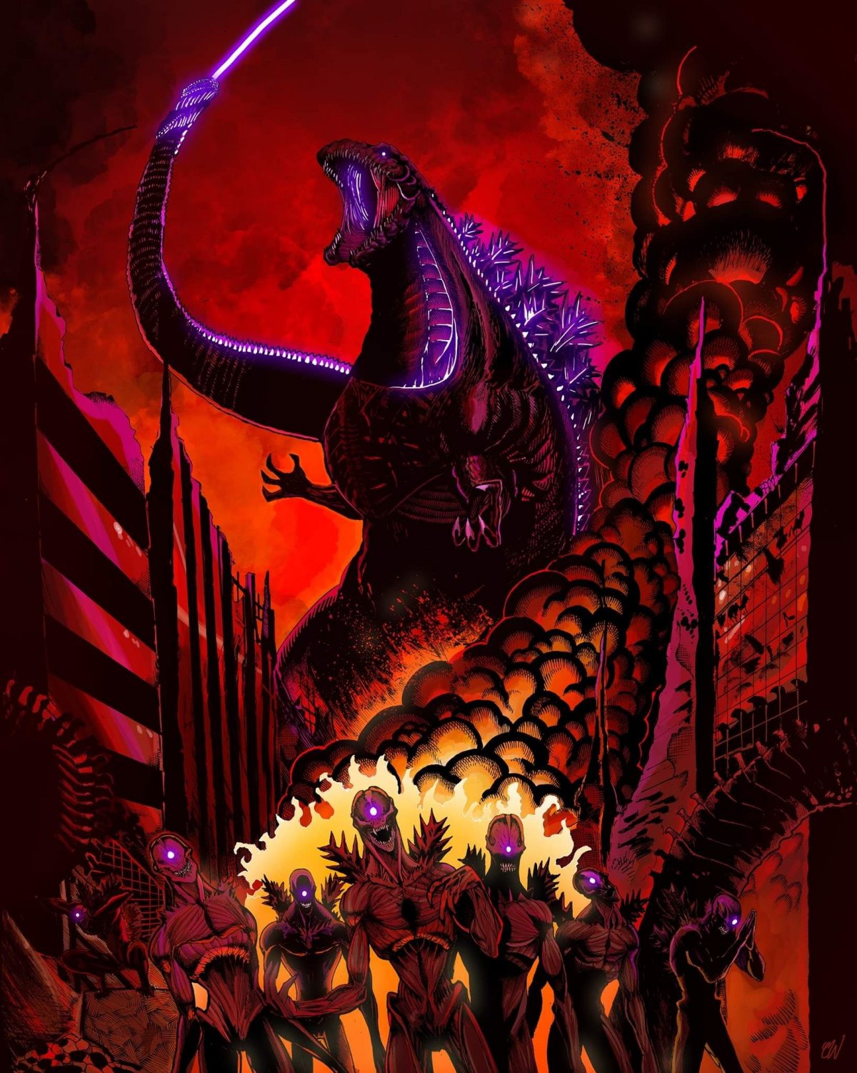 Шин Годзилла арт