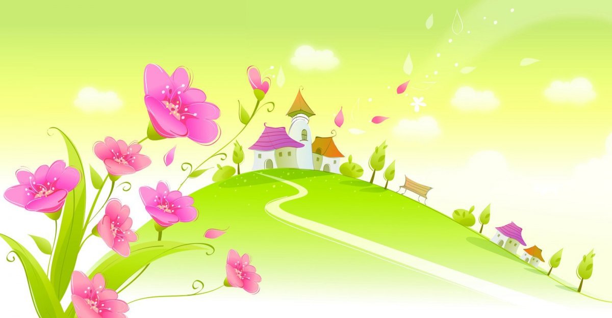 Красивый фон для детского сада