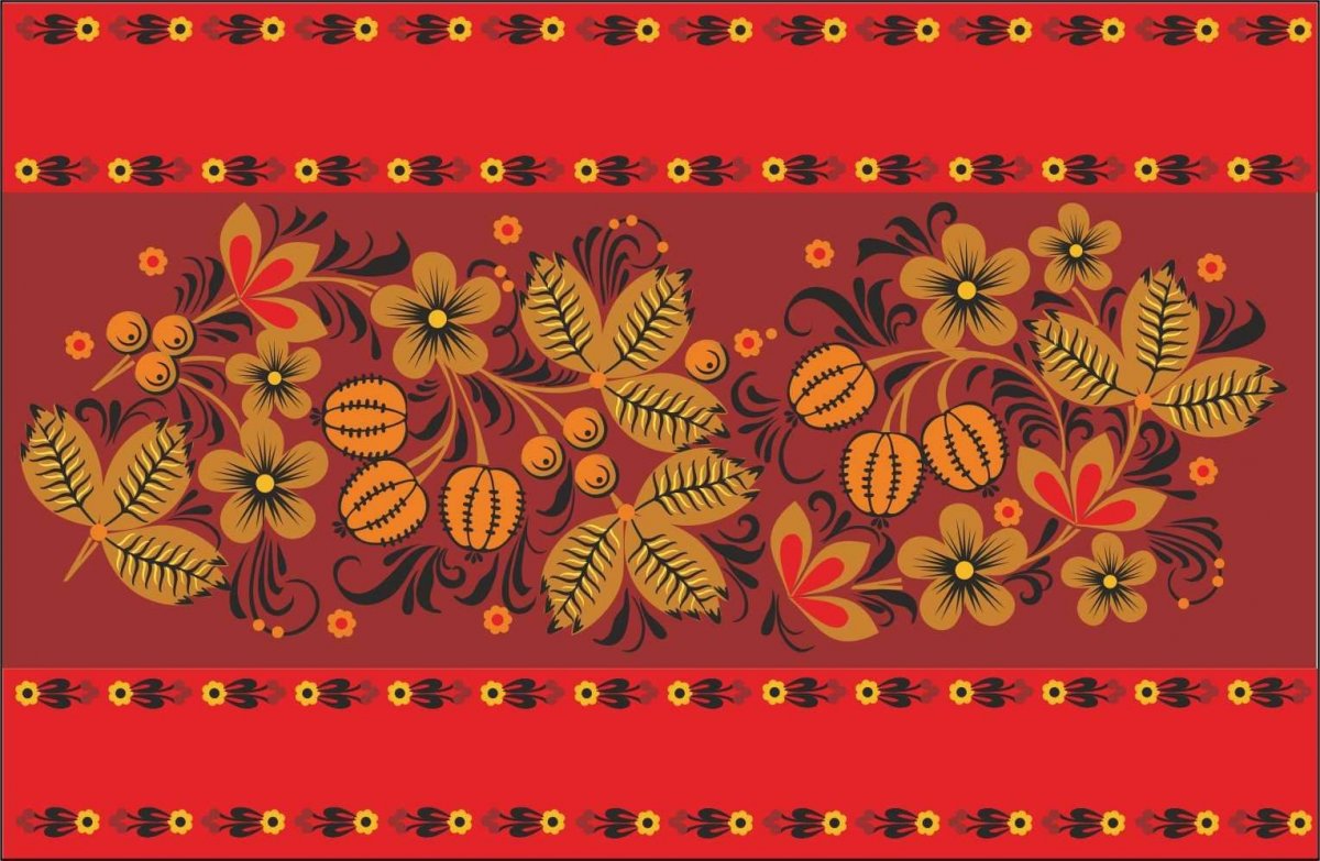 Рамка в народном стиле