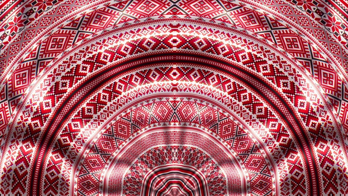 Рамка в русском народном стиле