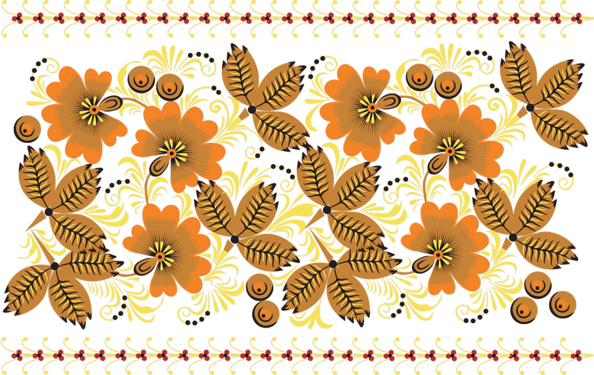 Фон для буклета в русском стиле