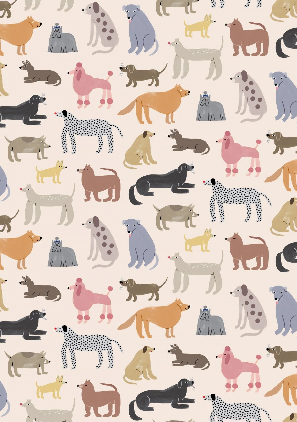 Скрапбукинг бумага с собачками