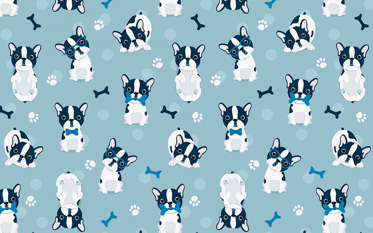 Принт собаки